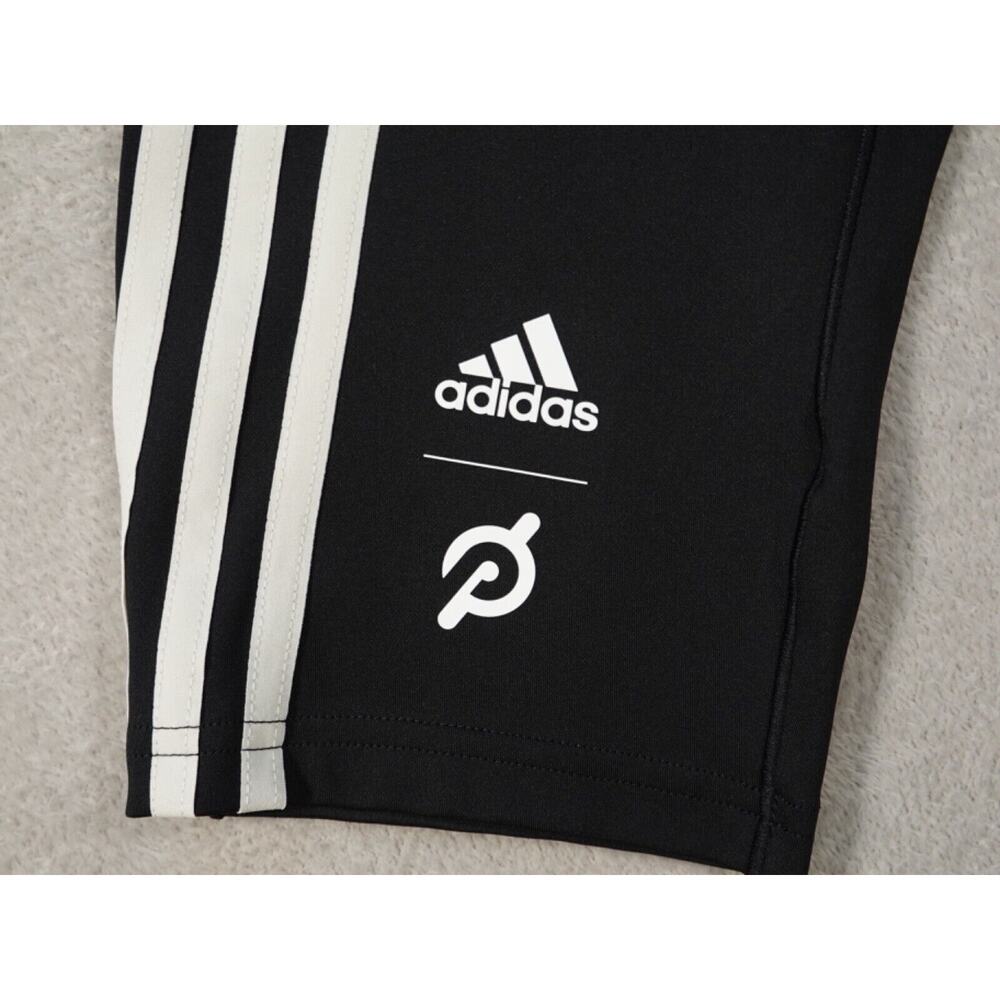 Adidas Womens Black Heat Rudy Peloton Biker Cycling Logo Shorts Size XS - Picture 8 of 10